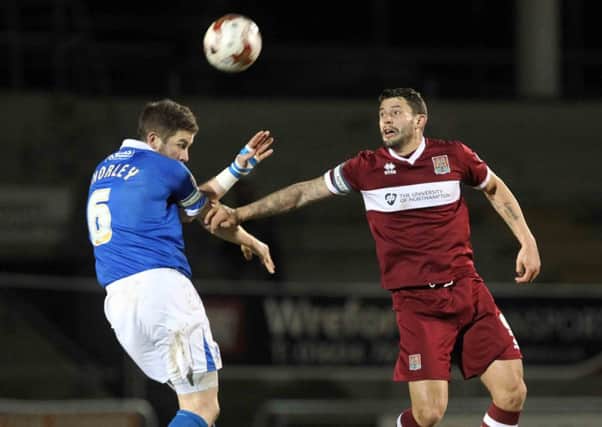 Cobblers striker Marc Richards is closing in on a return to action (picture: Sharon Lucey)