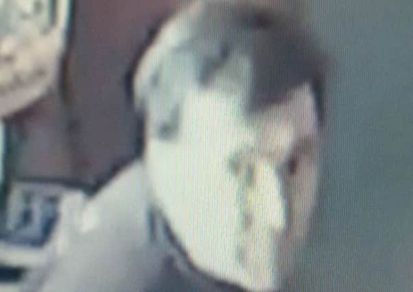 Police have released an image of a man they would like to speak to in connection with three thefts from All Saints Church, High Street, Braunston.
