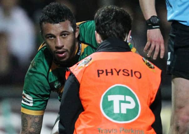 HE'S BACK - Courtney Lawes is fit and is set to start for Saints against Saracens on Saturday