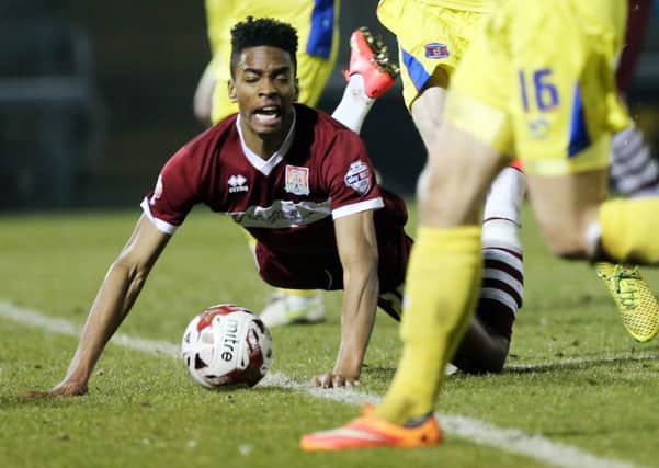 PHYSICAL CHALLENGE - Ivan Toney has been on the end of some robust challenges in recent weeks