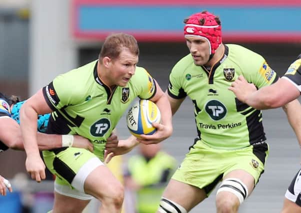 Christian Day (right) is sure Saints can bounce back against Saracens (picture: Kirsty Edmonds)