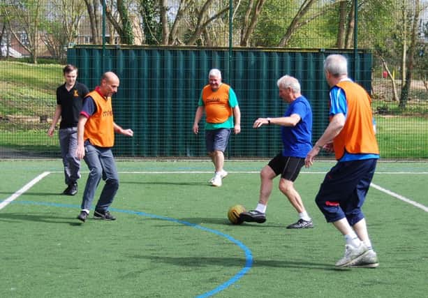 Walking football is proving popular in south Northants