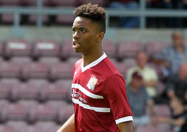 WANTED MAN - Cobblers striker Ivan Toney was left out of the team for the match at Brackley Town
