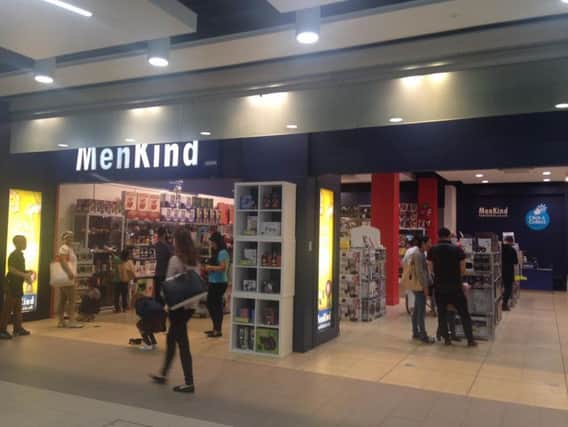 Menkind has opened in the Grosvenor Centre