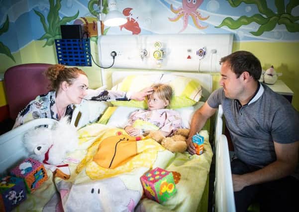 Viewers will see Fiz and Tyrone in hospital with Hope