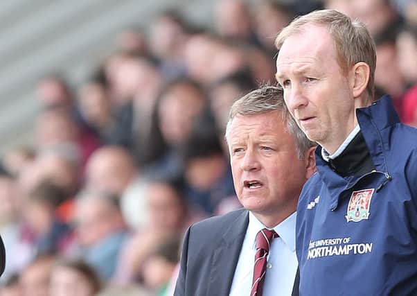 Chris Wilder and Alan Knill (picture: Kirsty Edmonds)