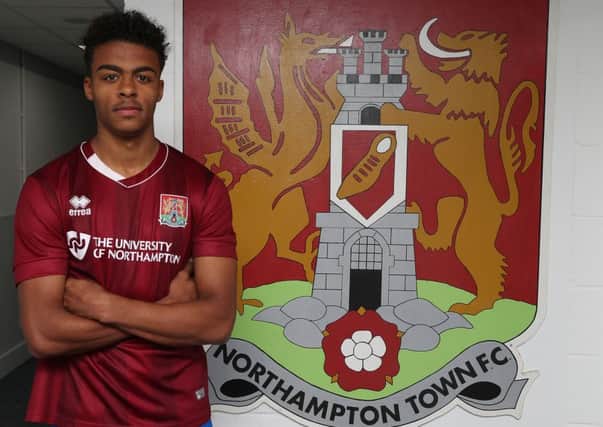 NEW FACE - Darnell Furlong has signed on loan at the Cobblers