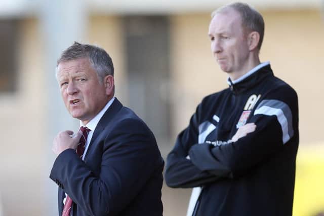 Chris Wilder and Alan Knill (pictures by Kirsty Edmonds)