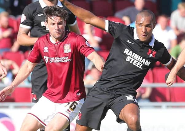 David Buchanan picked up a knock during Cobblers' draw with Leyton Orient (picture: Kirsty Edmonds)