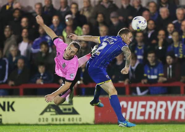 John-Joe O'Toole scored for Cobblers at AFC Wimbledon on Tuesday night (picture: Kirsty Edmonds)