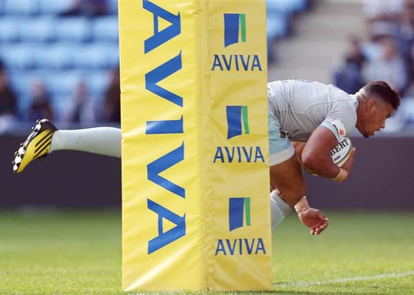 Luther Burrell scored his third try in two pre-season games at Wasps on Sunday (picture: Kirsty Edmonds)