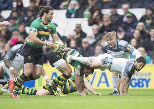 Ben Foden scored twice against Newcastle on Saturday (picture: Kirsty Edmonds)