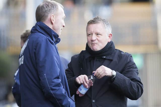Chris Wilder at Meadow Lane. Picture by Kirsty Edmonds
