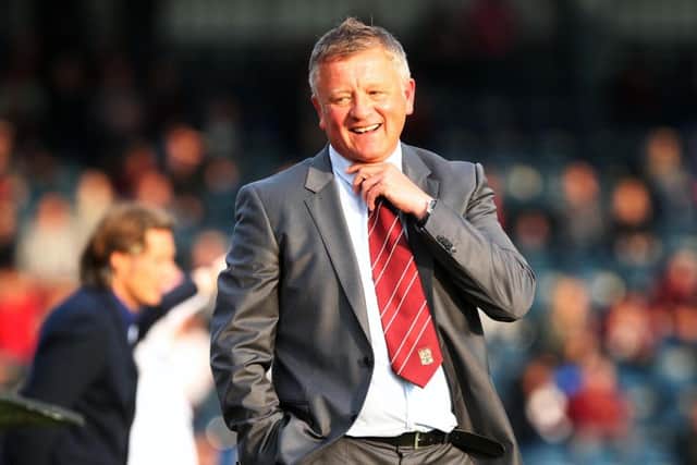 HAPPY WITH HIS TEAM - Cobblers boss Chris Wilder