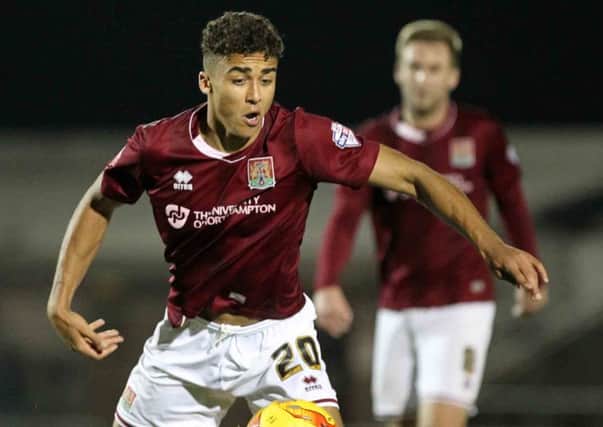 STARTING ROLE - Dominic Calervt-Lewin could be in line for his first league start for the Cobblers since the 2-2 draw at Newport on October 31