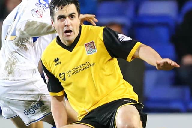 Cobblers left-back Evan Horwood has yet to play a game this season
