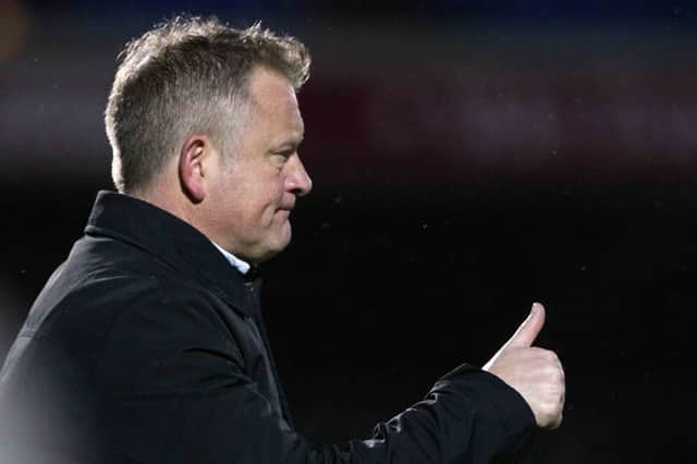 Chris Wilder was delighted with Cobblers' display at Home Park (picture: Sharon Lucey)