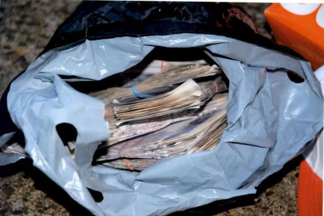 Police recovered £45,000 aftr a drugs raid of a house in Northampton