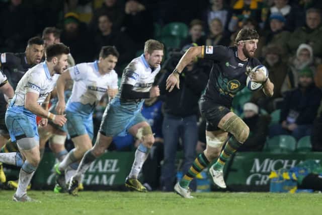 Tom Wood led the charge for Saints