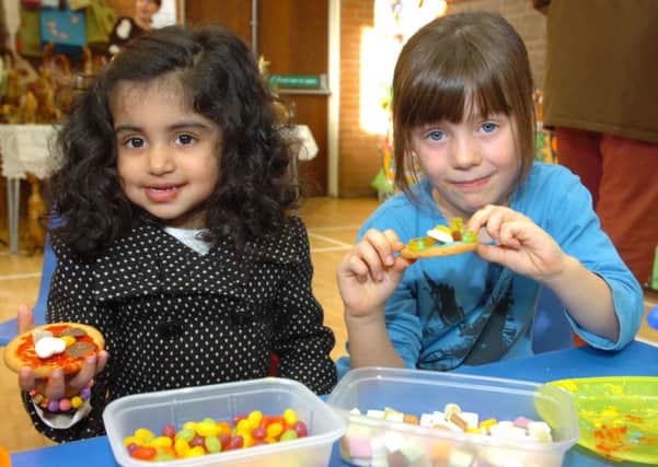 Barby Pre School Christmas Bonanza
Pictured are Roshni Odedra ( 2 ) & Tilly Hallam ( 6 ) ENGNNL00120121011161936