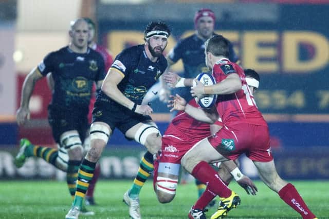 Tom Wood was in fine form at Parc y Scarlets