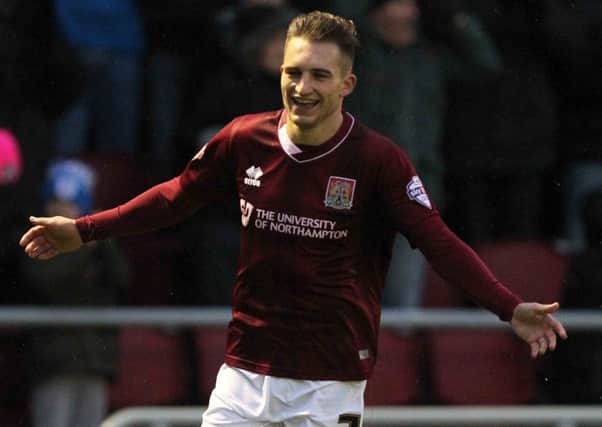 BACK ON THE ROAD TO FITNESS - Cobblers winger Lawson D'Ath