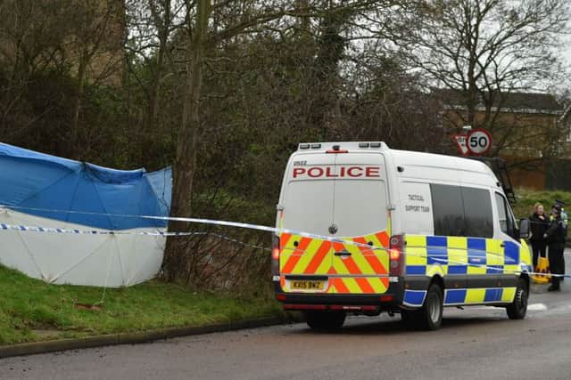 A police cordon has been set up where a body was found in Northampton