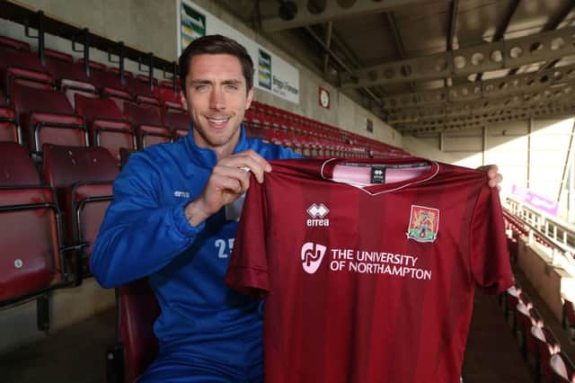 NEW FACE AT SIXFIELDS - Luke Prosser has signed for the Cobblers on loan until the end of the season (Picture: Pete Norton)