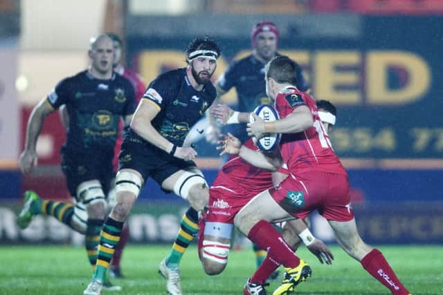 Wood worked hard to help Saints secure a vital victory at Scarlets last Saturday