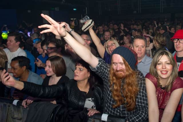 The main room was packed for the show. Picture: David Jackson