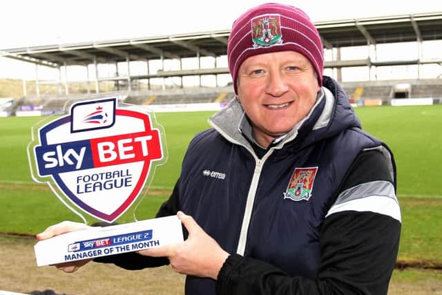 GOING FOR A DOUBLE? - Chris Wilder was the Sky Bet League Two manager of the month in November