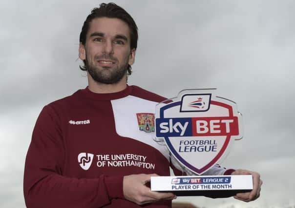 REWARD - Ricky Holmes has been named the Sky Bet League Two player of the month