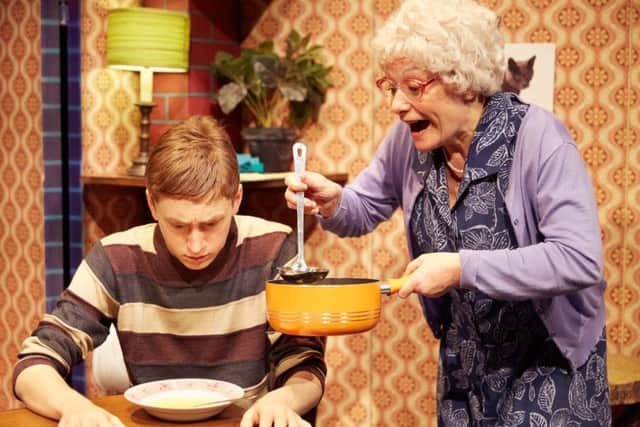 Gilly Tompkins as Granny and Ashley Cousins as Ben.