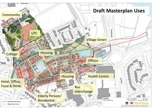 The masterplan for the area