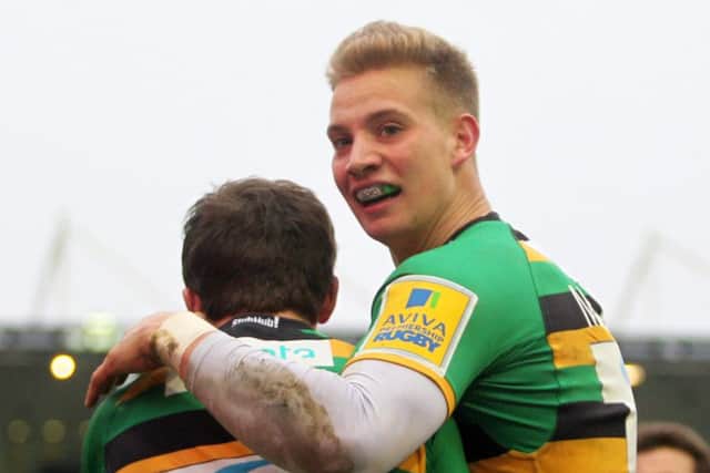 Harry Mallinder had another fine game for Saints