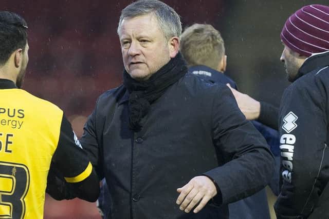 Cobblers boss Chris Wilder