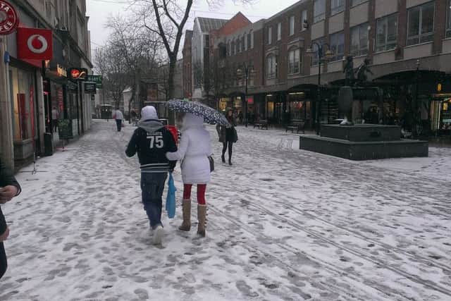 Up to 5cm of snow could fall tonight in Northamptonshire.