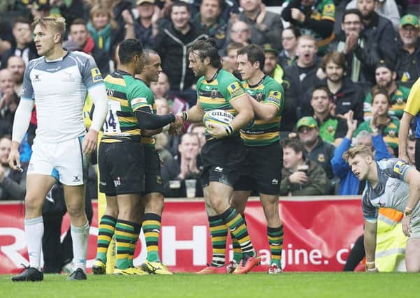 Ben Foden scored twice in Saints' win against Newcastle back in October (picture: Kirsty Edmonds)