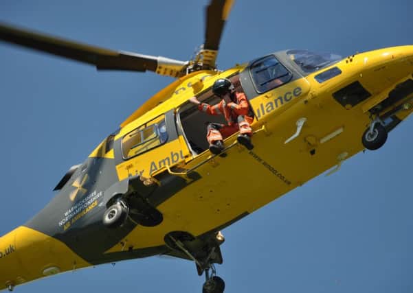 Could you volunteer and help the air ambulance?