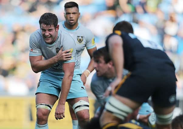 Calum Clark has been sidelined since injuring his shoulder in the pre-season friendly at Wasps in October