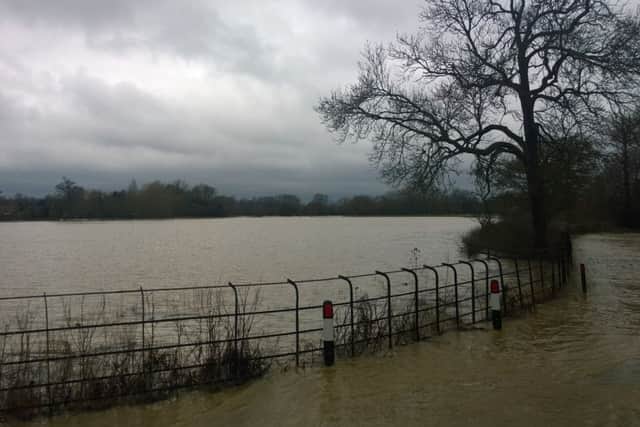 Flooding in Nether Heyford