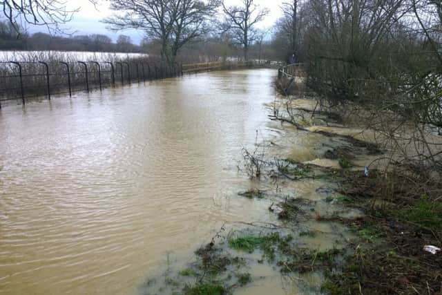 Flooding in Nether Heyford