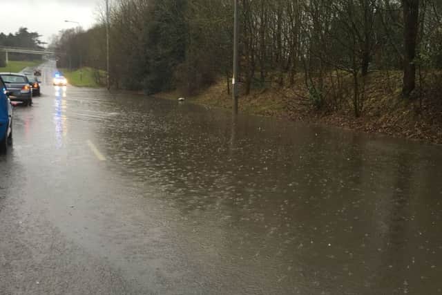 Steve Neal sent us this picture of floods on Talavera Way at 8.40am this morning. mrSseKbc7thMaJr10b6o mrSseKbc7thMaJr10b6o