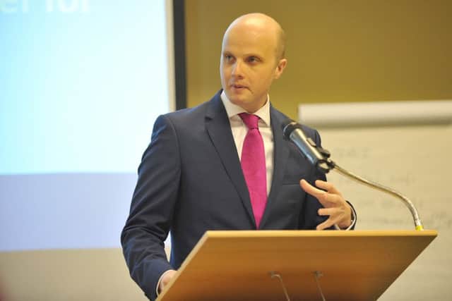 Northamptonshire Police  and Crime Commissioner Adam Simmonds