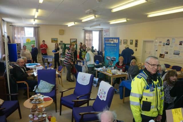 The hall at the Welfare Foundation during the community cafe