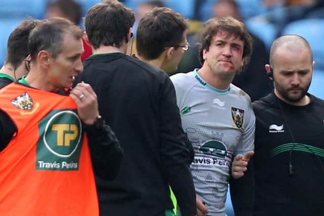 Lee Dickson was forced off just eight minutes after his introduction as a replacement