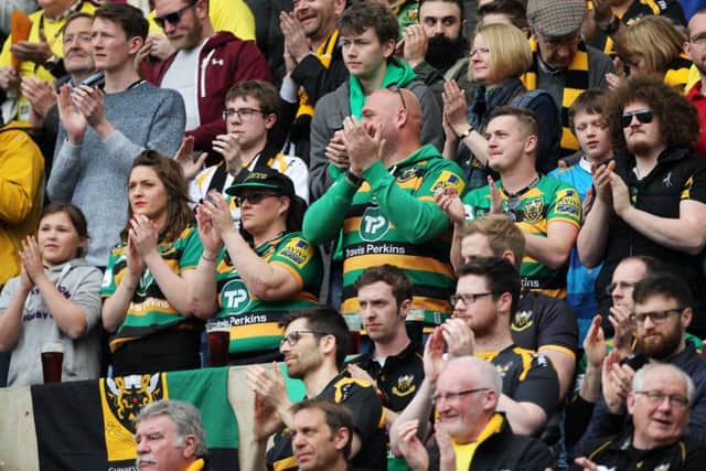 There were plenty of Saints supporters at the Ricoh Arena