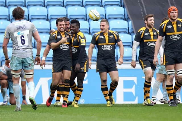 Rob Miller scored twice for Wasps