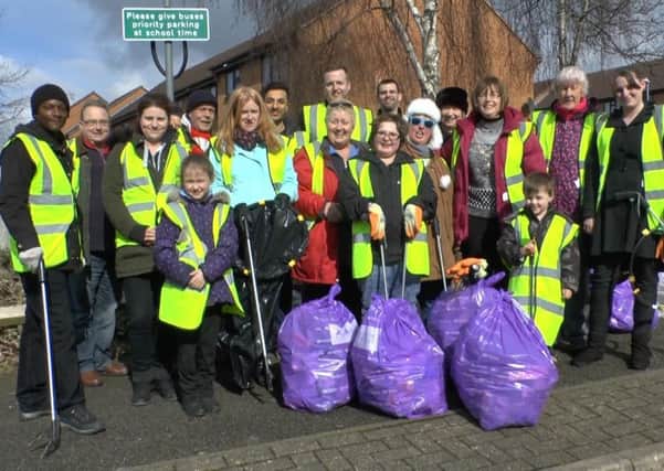 Volunteers at the previous clear up on the Southbrook