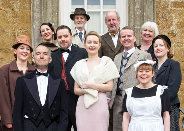 Members of Banbury Cross Players on a photo shoot at Upton House to promote their production of Agatha Christie thriller The Hollow. Picture copyright Jim Muller. PNL-160604-113952001